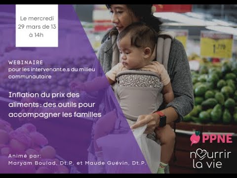 Inflation du prix des aliments : des outils pour accompagner les familles