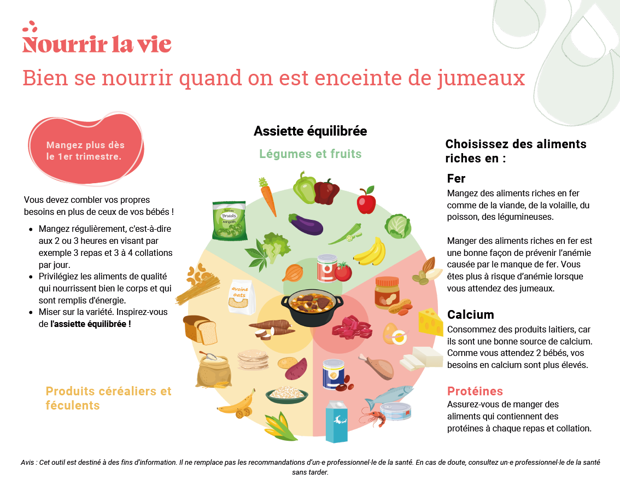 Eating well when you're pregnant with twins