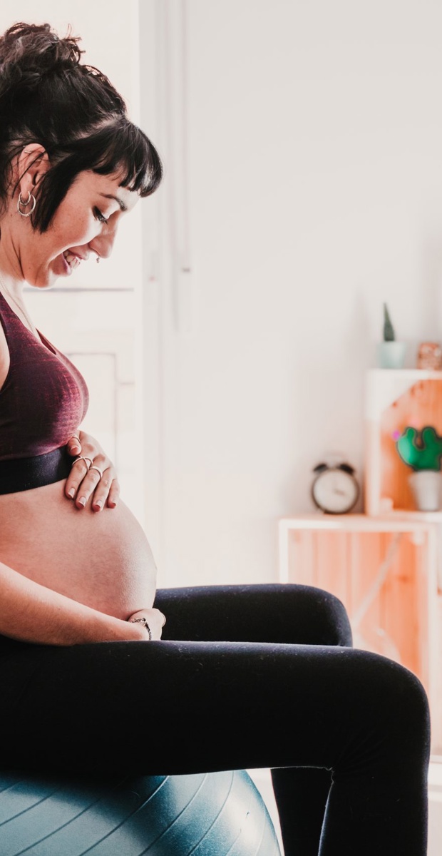 How is the weight gain distributed during pregnancy?