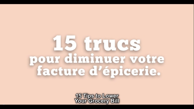 15 trucs pour diminuer votre facture d'épicerie