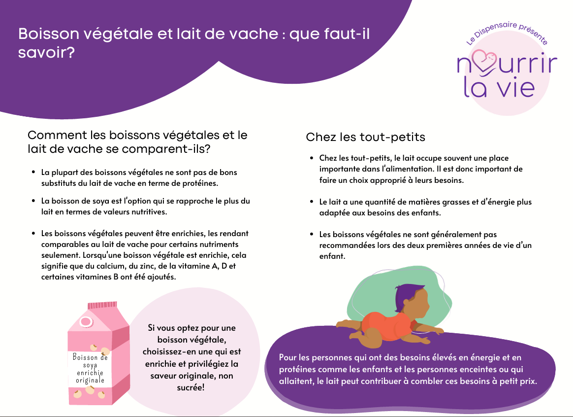 Boissons végétales et lait de vache : que faut-il savoir?